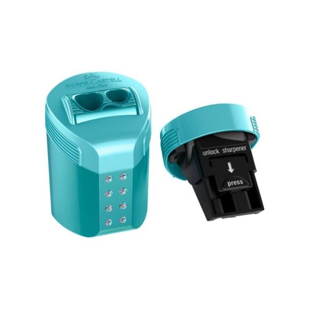 Blyantspidser Sparkle 3 farver 