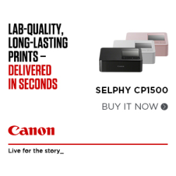 Canon Selphy CP1500 photo printer black
