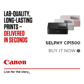 Canon Selphy CP1500 photo printer black