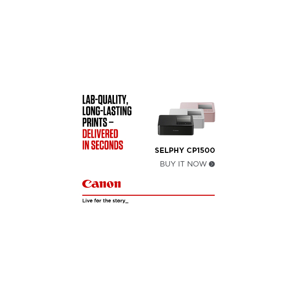 Canon Selphy CP1500 photo printer black