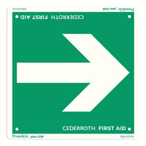 Cederroth flugtvej skilt