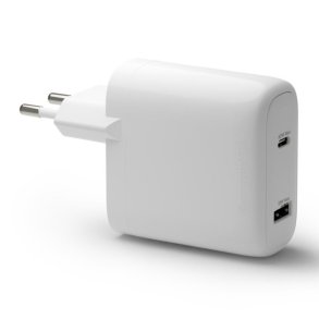 Re-charge - Wall Charger GaN - USB-C 65W+18W EU, White