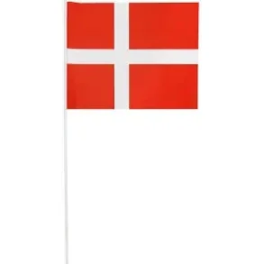 Dansk Flag | A6 papir | 8 stk. |