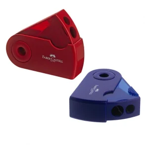 Dobbelt blyantspidser | r�d eller bl� |