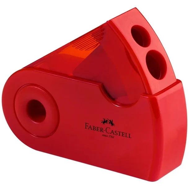 Dobbelt blyantspidser | r�d eller bl� |