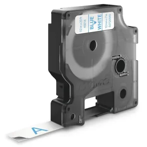 DYMO D1 Tape - 12mm x 7m, Hvid (bl skrift)
