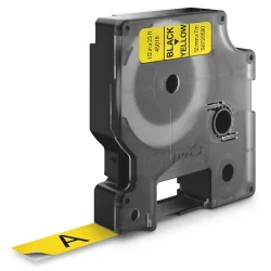 DYMO D1 Tape - 12mm x 7m, Gul (sort skrift)