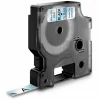 DYMO D1 Tape - 9mm x 7m, Transparant (sort skrift)