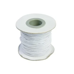 Elastiksnor 1,2MM x 25M - HVID