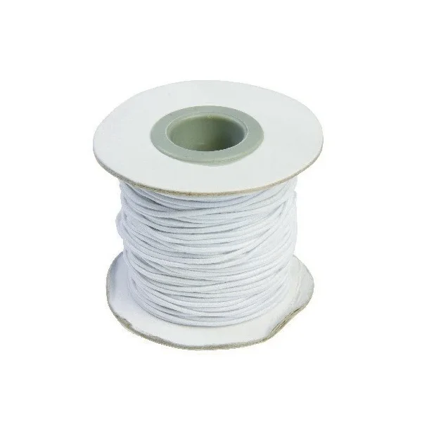 Elastiksnor 1,2MM x 25M - HVID