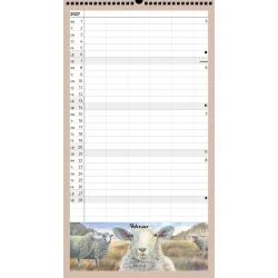 Familie kalender | �ret Rundt p� Bondeg�rden | 2027 |