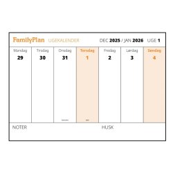 FamilyPlan �rskalender 2026 Blok