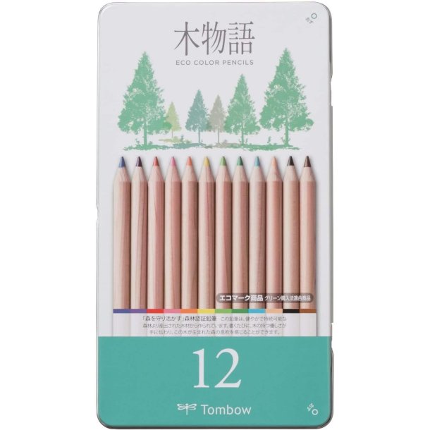 Farveblyant Tombow Eco i metal ske ass (12)
