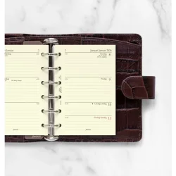 Filofax | rspakke 2026 | refill | Pocket | Uge pr. opslag |