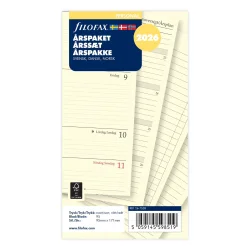 Filofax | rspakke Personal | 2026 | Uge pr. opslag |