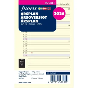 Filofax rsplan | 2026 | Pocket |