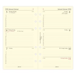 Filofax | Refill | Personal 2026 | Uge pr. opslag |
