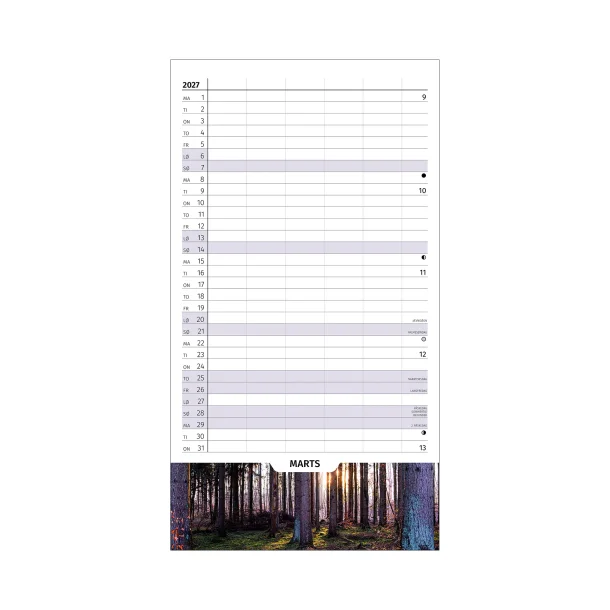 Foto familie kalender �ret rundt | 2027 |