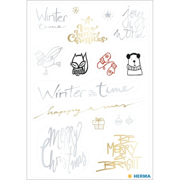 Herma stickers Creative jul vintertid (1)