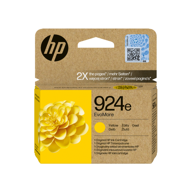 HP 924e EvoMore Yellow Original Ink Cartridge