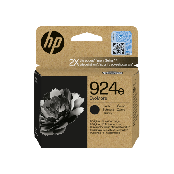HP 924e EvoMore Black Original Ink Cartridge