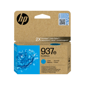 HP 937e EvoMore Cyan Original Ink Cartridge