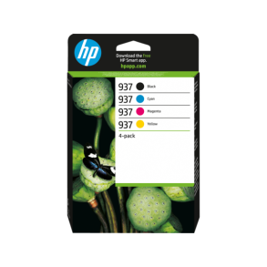 HP 937 CMYK Original Ink Cartridge 4-Pack