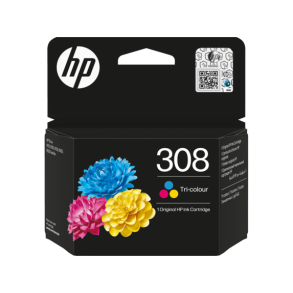 HP 308 Tri-Color Original Ink Cartridge