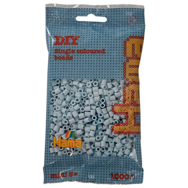 Hama Midi Perler 1000 stk. St�vet Bl�