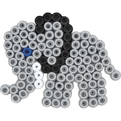 Hama maxi Perler | 600 perler / 2 stift plader |