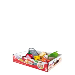 Hape | Sk�rebr�t med gr�ntsager og k�kkenredskaber | 