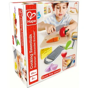 Hape | Sk�rebr�t med gr�ntsager og k�kkenredskaber | 