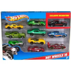 Hot Wheels | Basic 10-Pack biler | Assorteret |