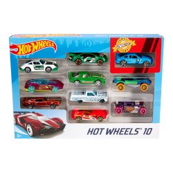 Hot Wheels | Basic 10-Pack biler | Assorteret |
