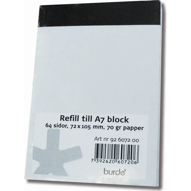 Journalistblok | A7 | Refill 2-pack |