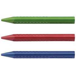 Jumbo Grip plastkridt 12 farver 