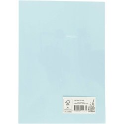 Karton A4, Lysebl�, 180g, 20ark