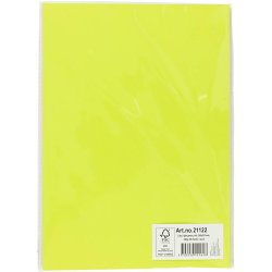Karton A4, Lysegr�n, 180g, 20 ark