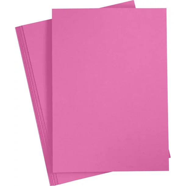 Karton A4, Pink, 180g, 20ark