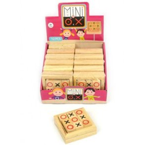 Kryds og bolle i tr� - 8 cm