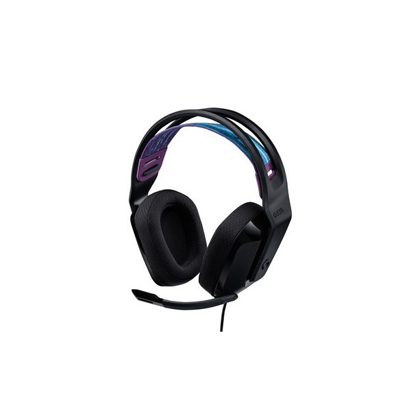 G335 Wired Gaming Headset, Black