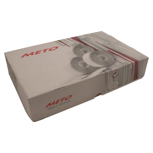Meto etiket aftag 26x12 hvid (36rlX1500)