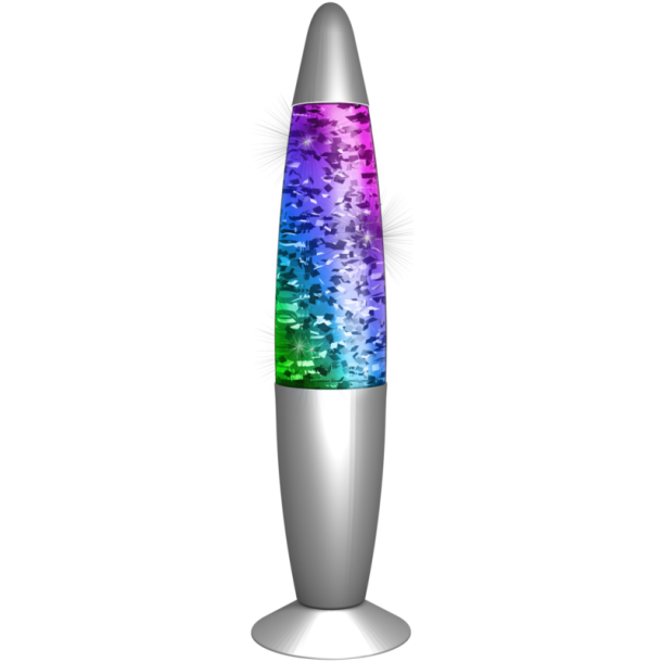 MUSIC Glitter Lampe, farveskiftende 