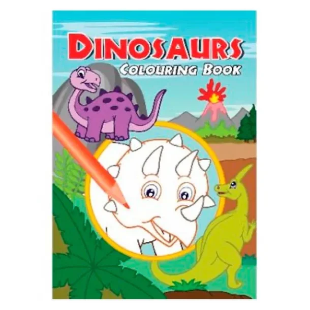 Malebog | A4 Dinosaurs Colouring 16 sider |
