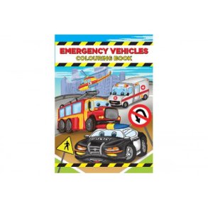 Malebog | A4 Emergency Vehicles 16 sider |