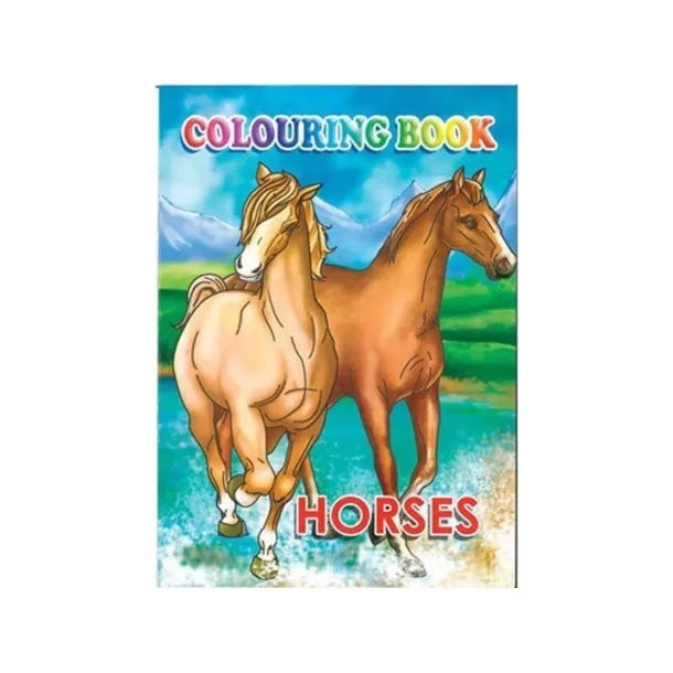 Malebog | A4 Horses 16 sider |