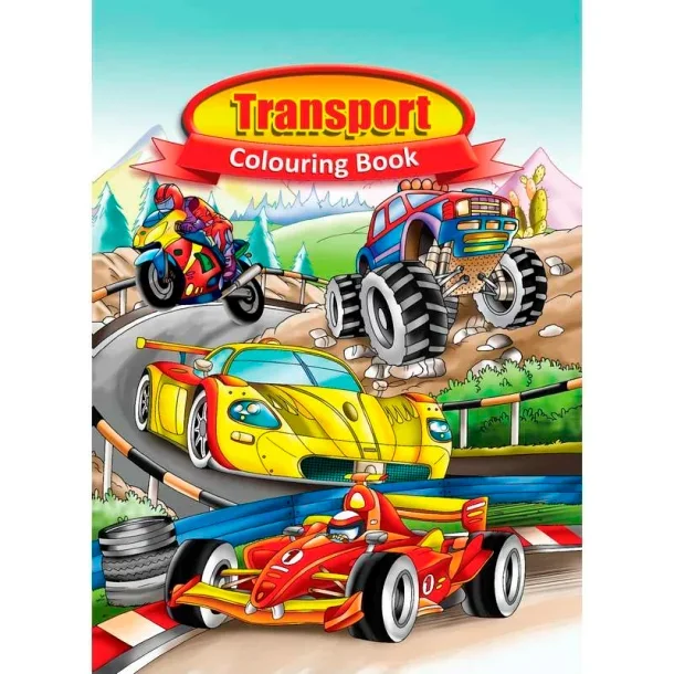 Malebog | A4 Transport 16 sider |