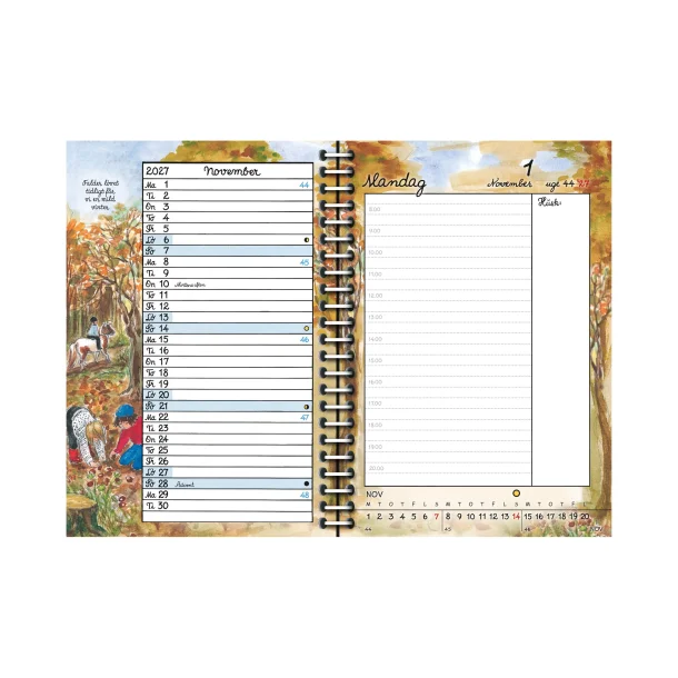 Mini dagkalender | 2027 | 