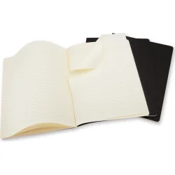 Moleskine Cahier Notesbog | Linjer | XL | Black | 