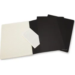 Moleskine Cahier Notesbog | Linjer | XL | Black | 